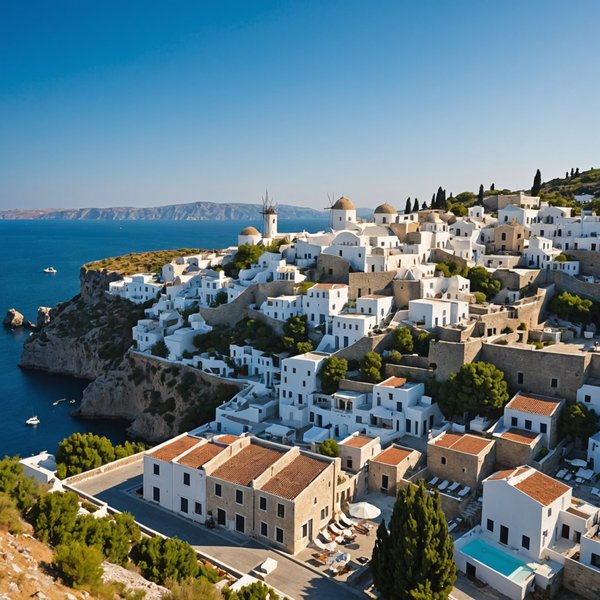 Où séjourner pour des vacances en Grèce avec des cours de cuisine et des visites de sites archéologiques?